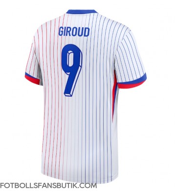 Frankrike Olivier Giroud #9 Replika Bortatröja EM 2024 Kortärmad